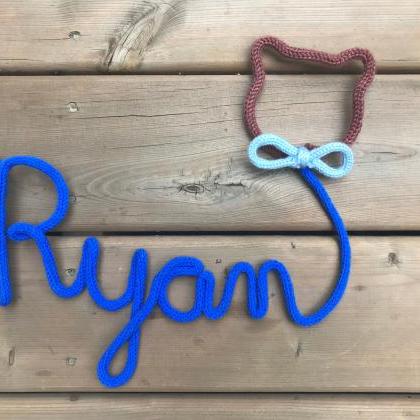 Nursery Name Sign,Personalized Name..