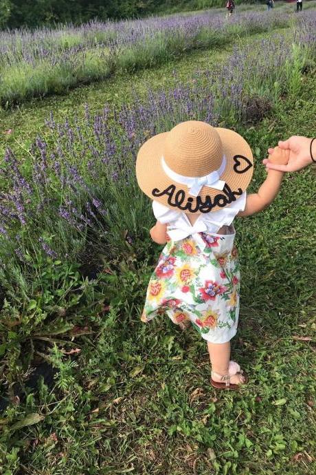 Toddler Hats,kids Custom Hats,toddler Personalized Hat,toddler Custom Hat,personalized Gift,personalized Baby Custom Name Hat,kid Floppy Hat
